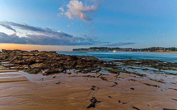 Rock Shelf Seascape