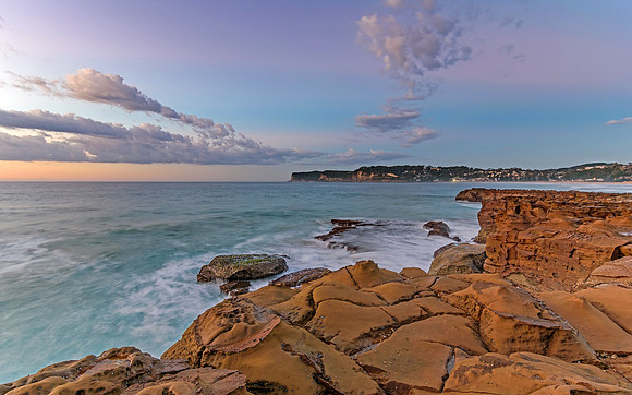 Rock Shelf Seascape