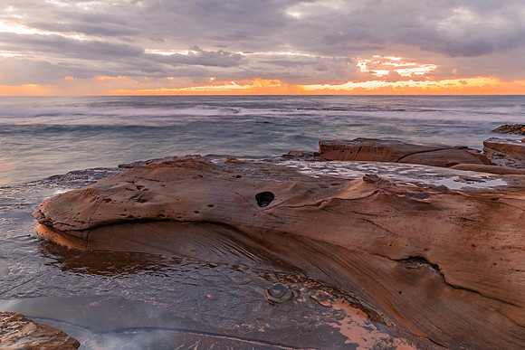 Rocky Daybreak Seascape