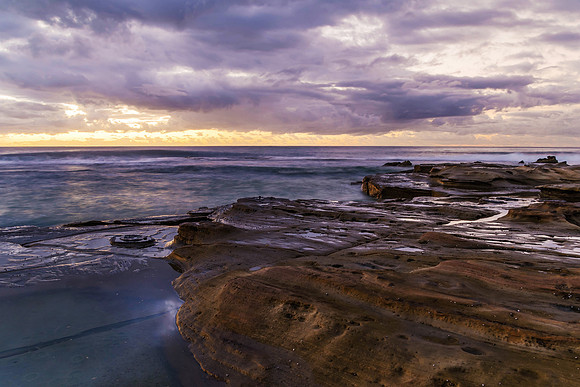 Rocky Daybreak Seascape