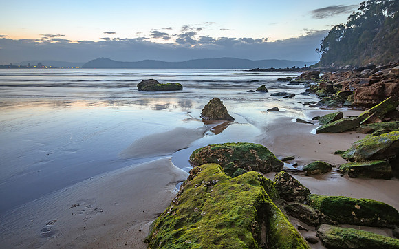 Rocky Daybreak Seascape