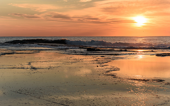 Rocky Sunrise Seascape