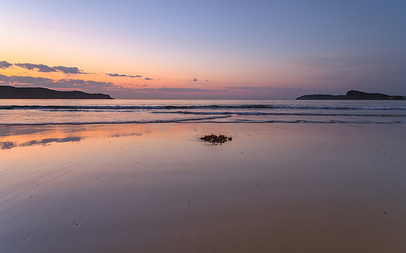Dawn Seascape with Clouds