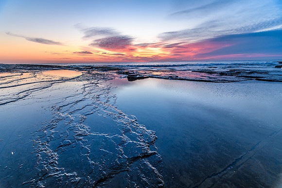Rocky Daybreak Seascape