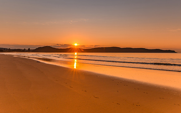 Sunrise Seascape at the Beach