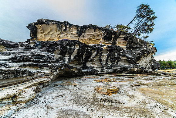 Seaside Sandstone Cliff