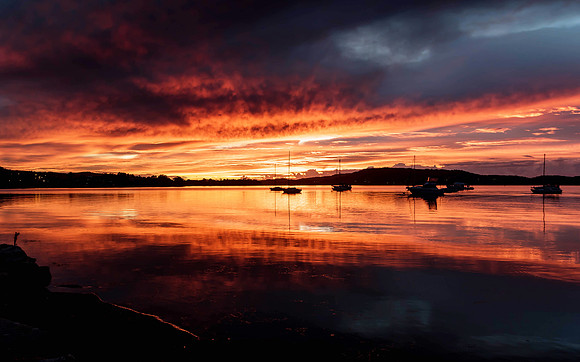 Sensational Sunrise Over The Bay