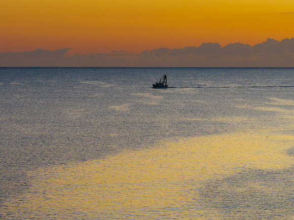 Aerial Sunrise at Forster Main Beach