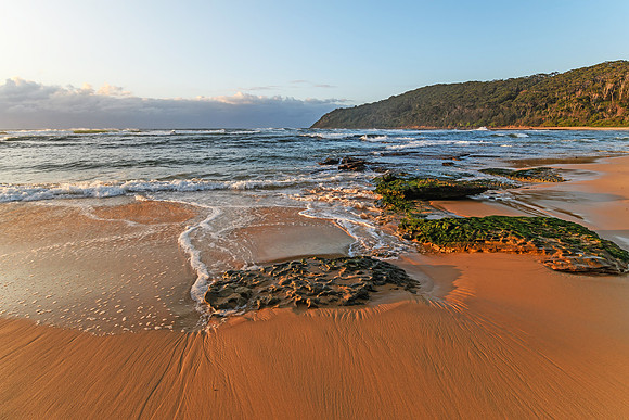 Early Morning Cloudy Seascape