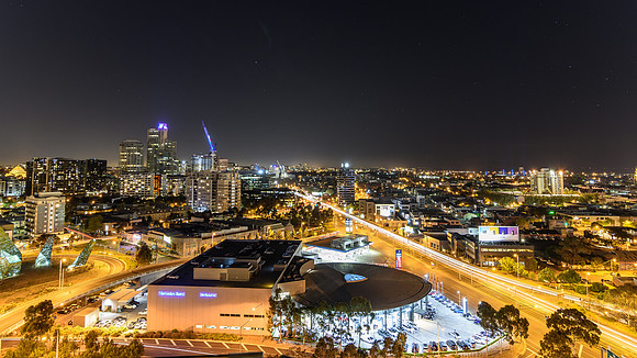 Melbourne City at Night