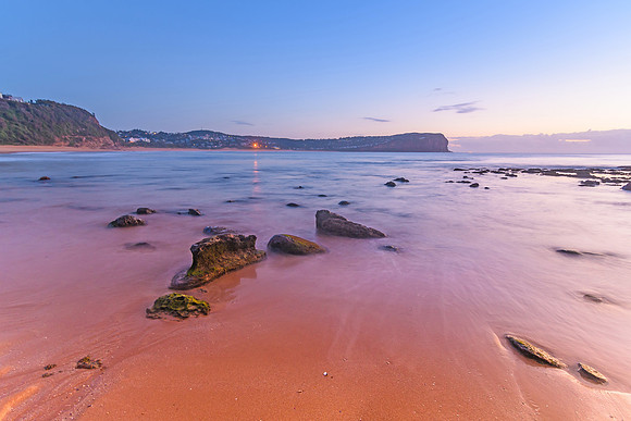 Rocky Daybreak Seascape