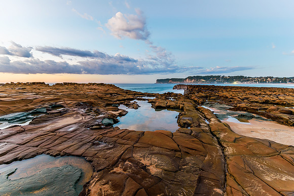 Rock Shelf Seascape