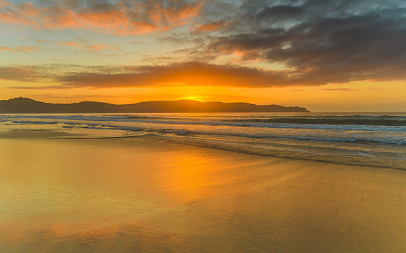Sunrise Seascape at the Beach