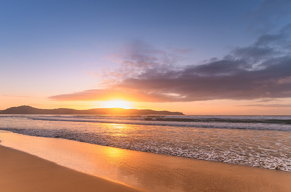 Sunrise Seascape at the Beach