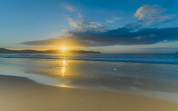 Sunrise Seascape at the Beach