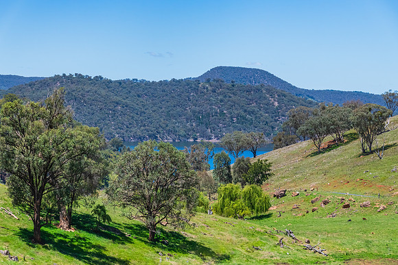 Summertime at Windamere Dam or Lake Windameere in Cudgegong clos