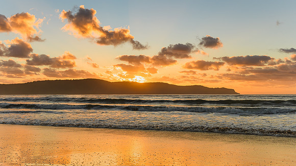 Sunrise Seascape at the Beach