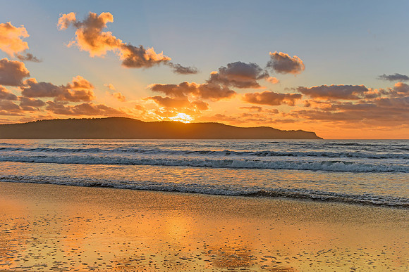 Sunrise Seascape at the Beach