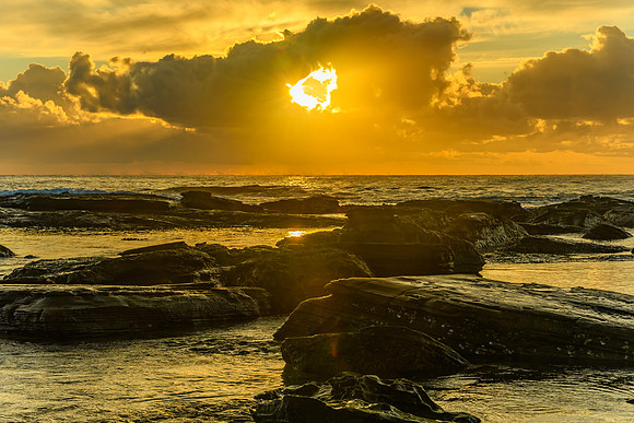 Golden Hour Sunrise Seascape