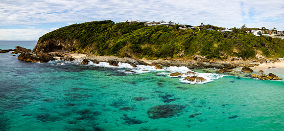 One Mile Beach Morning Seascape Panorama