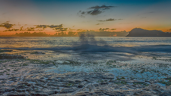 Dawn Seascape from Rock Platform