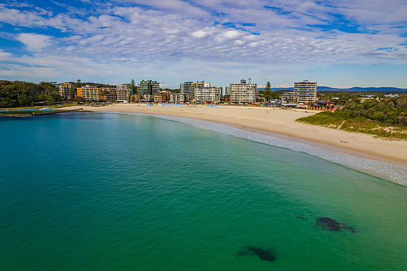 Forster Main Beach Morning Seascape