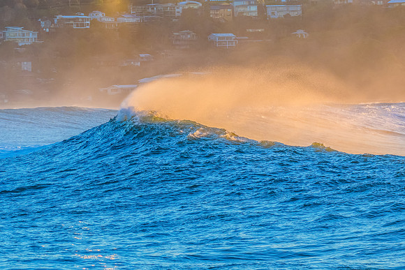 Winter Sunrise and Surfs Up