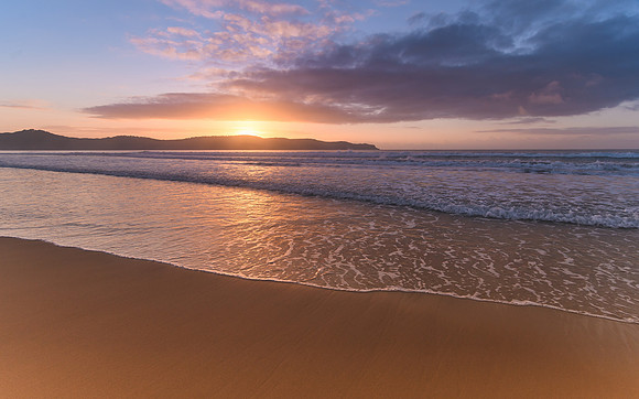 Sunrise Seascape at the Beach