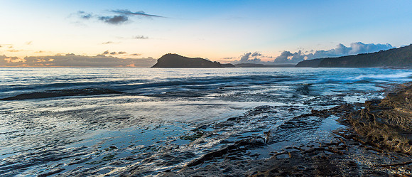 Panoramic Dawn Seascape