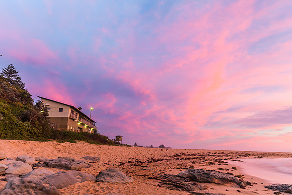 Dawn Beach and Sky Scape