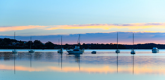 Dawn Waterscape and Reflections