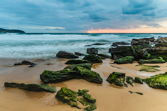 Rocky Dawn Seascape