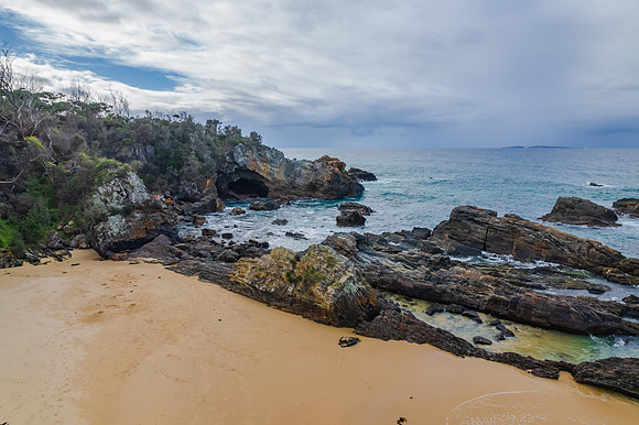 A winters day at Mystery Bay beach