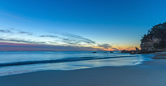 Rocky Daybreak Seascape