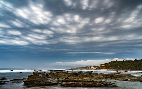 Early Morning Clouds in the Sky Seascape