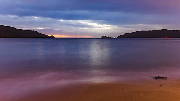 Overcast Cloudy Daybreak Seascape