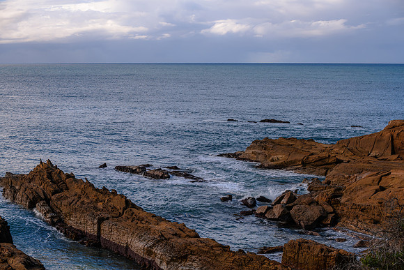 A winters day seascape from Bermagui