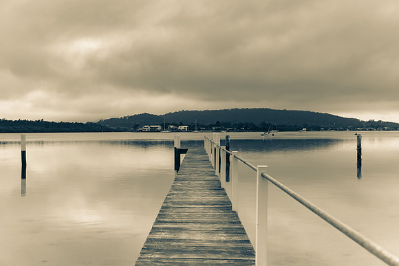 Overcast Morning by the Bay - Waterscape