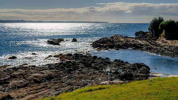 A winters day shimmering seascape from Bermagui