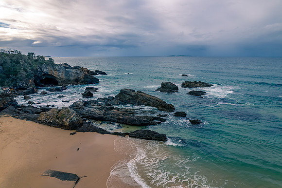 A winters day at Mystery Bay beach