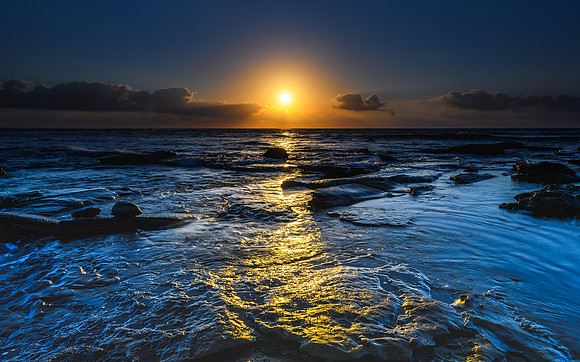 Pathway to the Sun - Sunrise Seascape