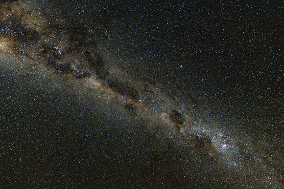 The Milky Way Galaxy on a cold Winter's night