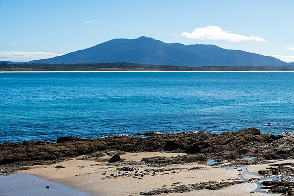 A winters day seascape from Bermagui