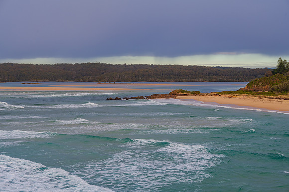 A cloud covered winters morning at Tuross Head