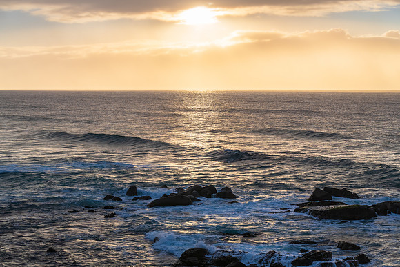 A cloud covered winters morning at Tuross Head