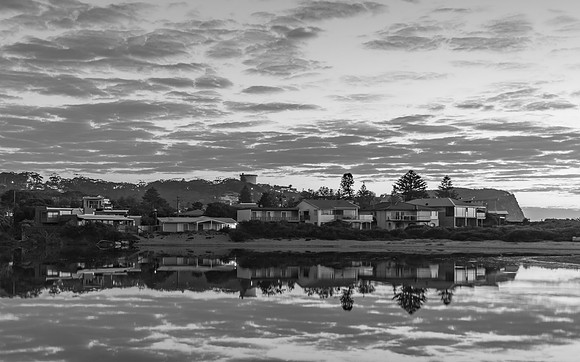 Sunrise Waterscape and Lagoon