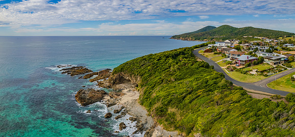 One Mile Beach Morning Panorama Seascape