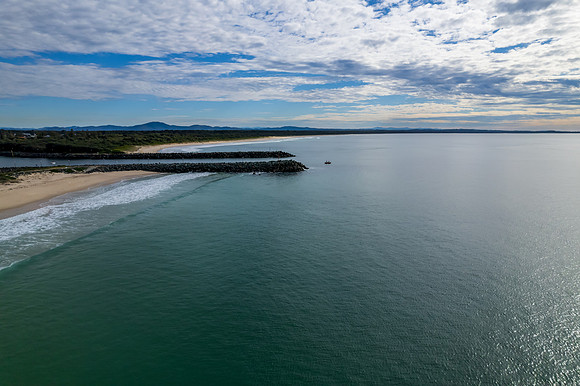 Forster Main Beach Morning Seascape