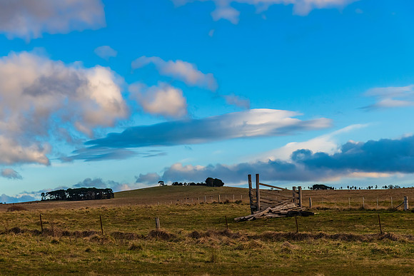 Late afternoon views over the countryside near Braidwood