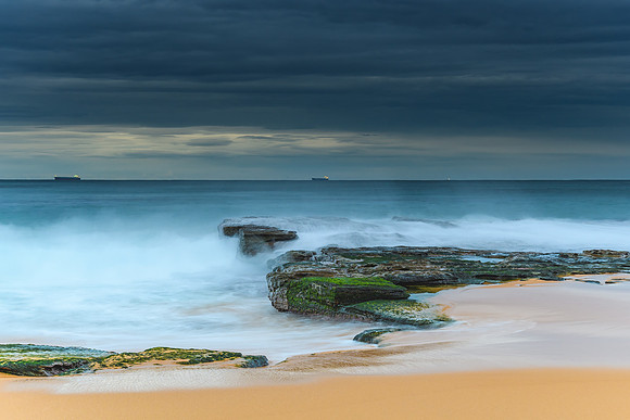 Overcast Morning Seascape